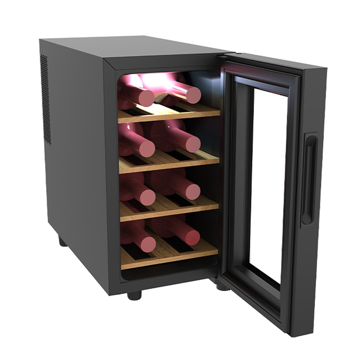 Cava De Vinos Vondom Para 8 Botellas T8 Negra